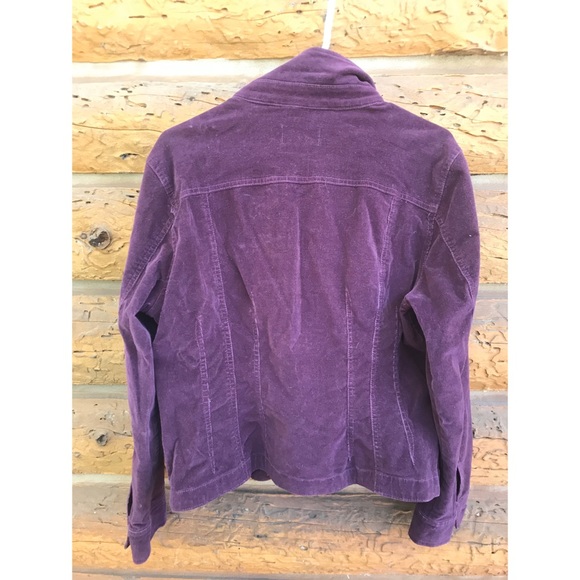 Coats | Purple Corduroy Jacket | Poshmark